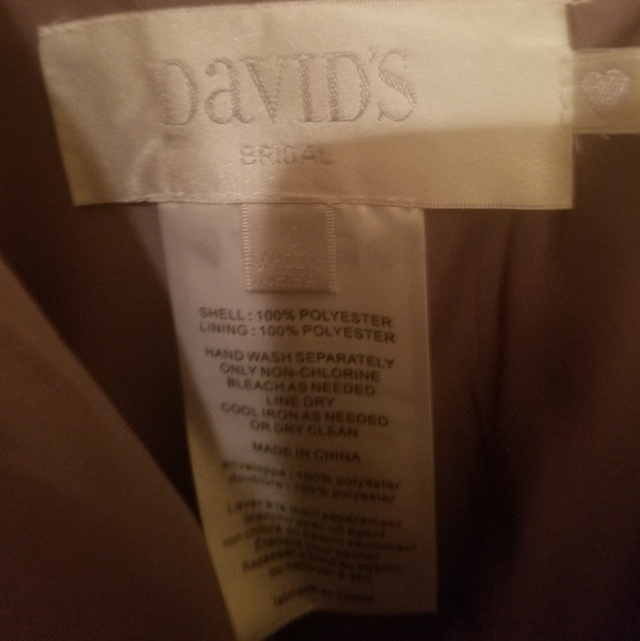 Davids Bridal Bridesmaid Dress, optional Prom - Picture 4 of 4